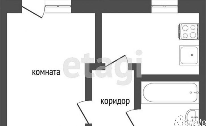 1-комн квартира Томск, Сибирская улица, 111Б