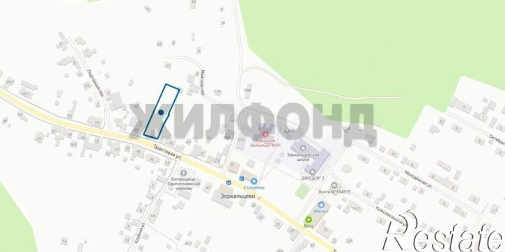 Земельный участок Трактовая улица