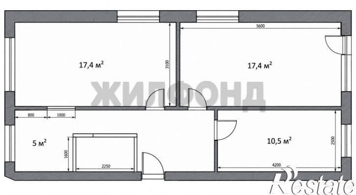 3-комн квартира Трудовая улица, д.9а